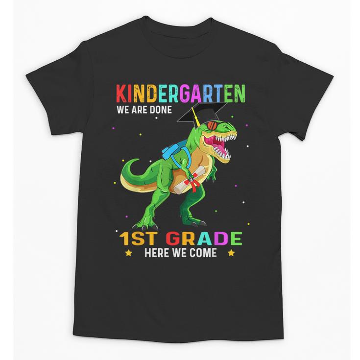 Kindergarten Graduation 1st Here We Come Class 2023 Dinosaur Unisex T-Shirt