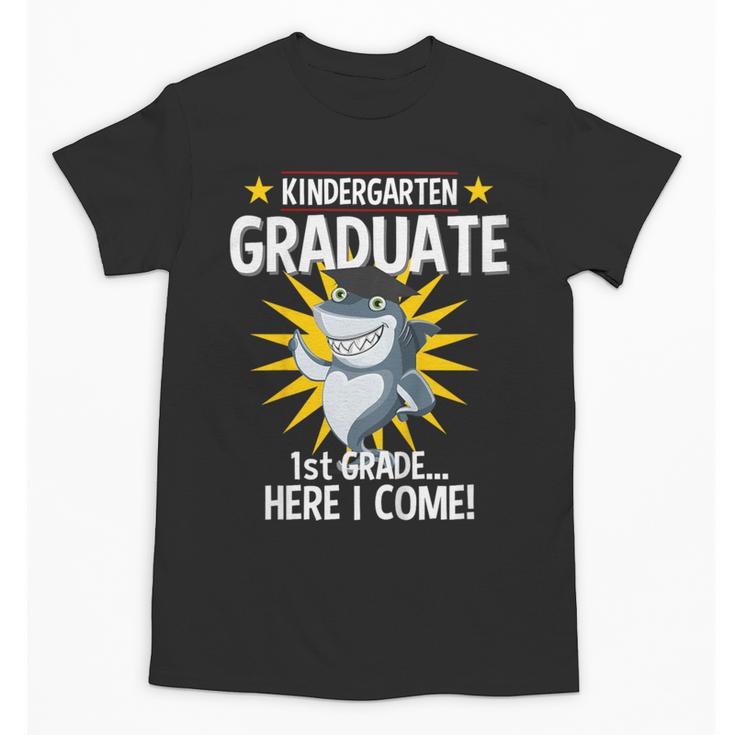 Kindergarten Graduation Shirts 2019 Shark Grad Toddler Unisex T-Shirt