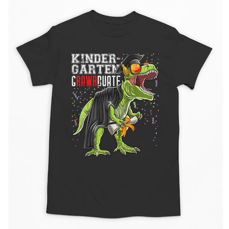 Kindergarten Grawrduate Dinosaur Graduation Cap Shirt Unisex T-Shirt