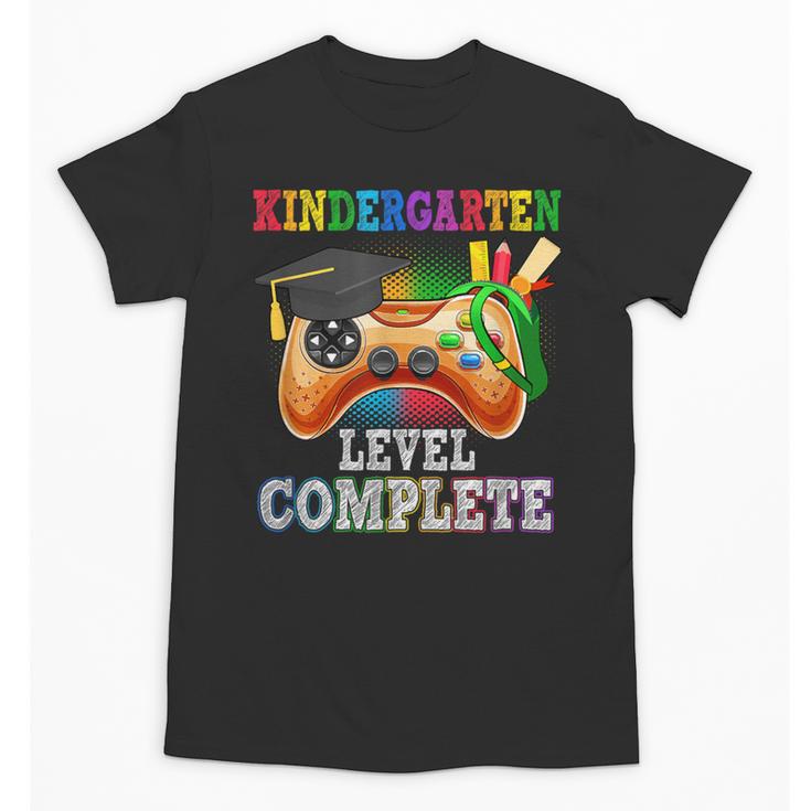 Kindergarten Level Complete Last Day Of School Graduation Unisex T-Shirt