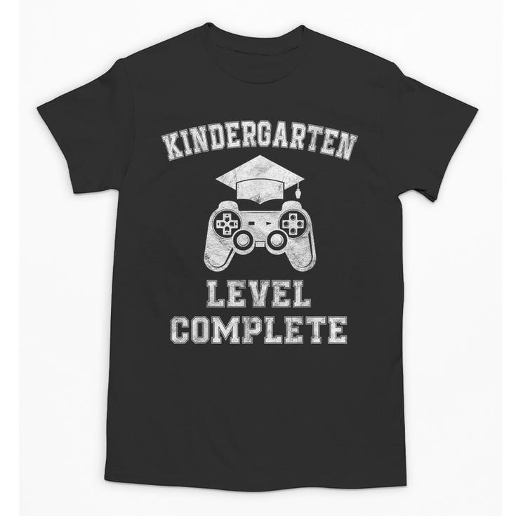 Kindergarten Level Complete Retro Graduation Video Gamer Unisex T-Shirt