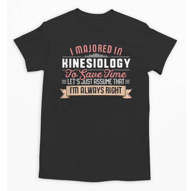 Kinesiology Major Student Shirt Graduation Unisex T-Shirt