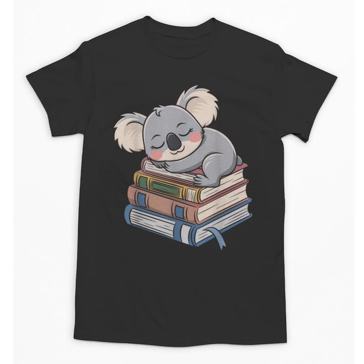 Koala Reading Book Pajama Sleep Unisex T-Shirt