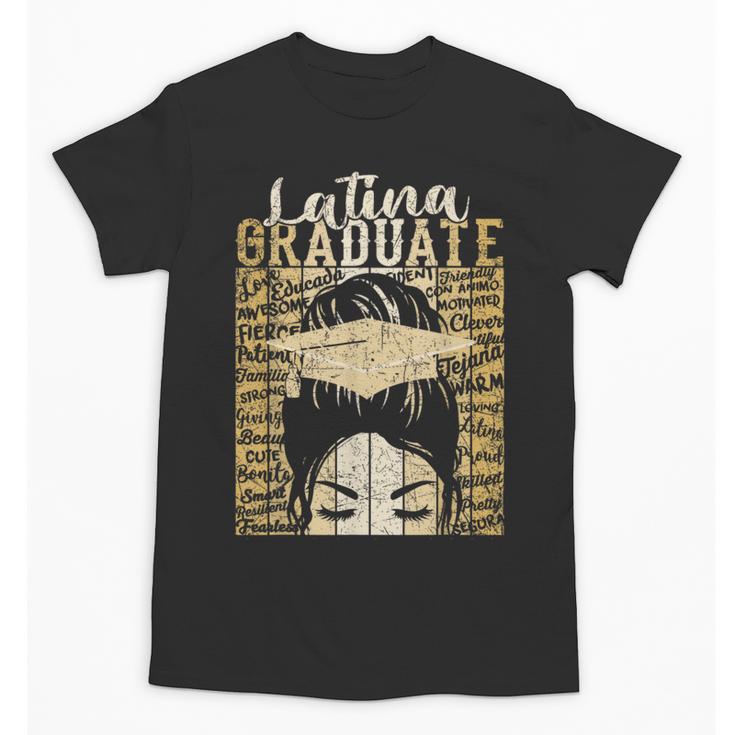 Latina Graduate Educated Powerful Class Of 2024 Graduation Unisex T-Shirt