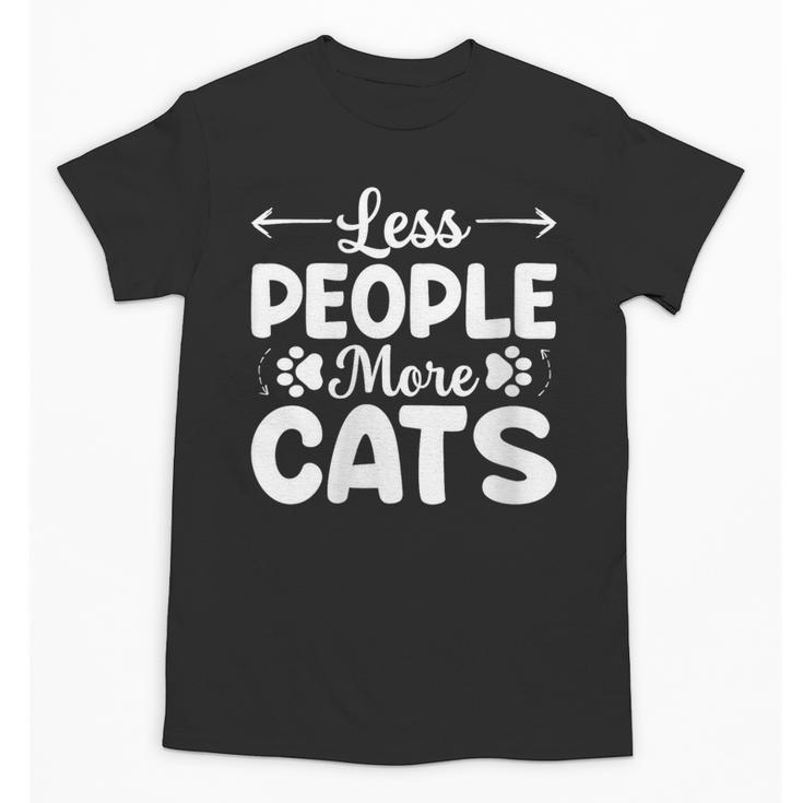 Less People More Cats Introvert's Dream Tee Unisex T-Shirt