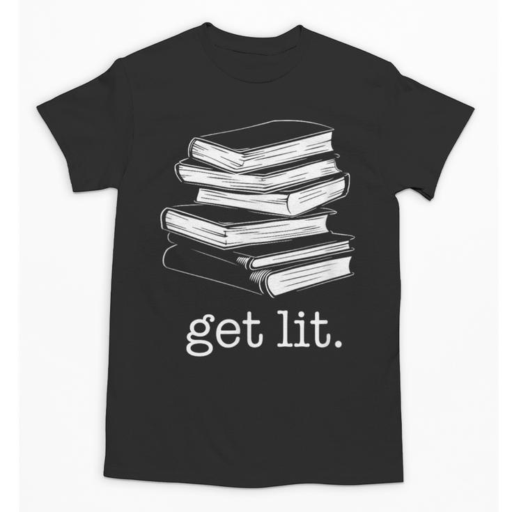 Let's Get Lit Books Unisex T-Shirt
