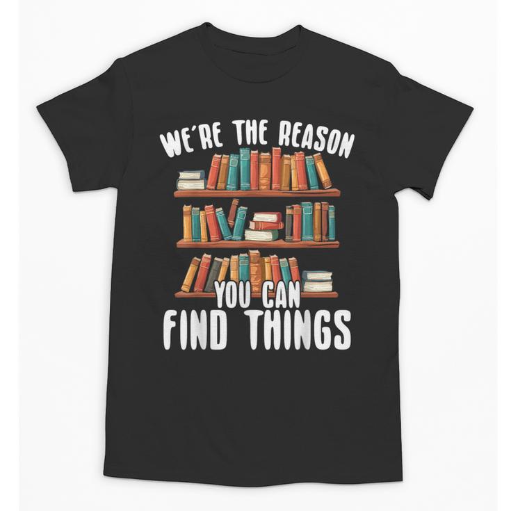 Librarian Reading Books Lover Library Unisex T-Shirt