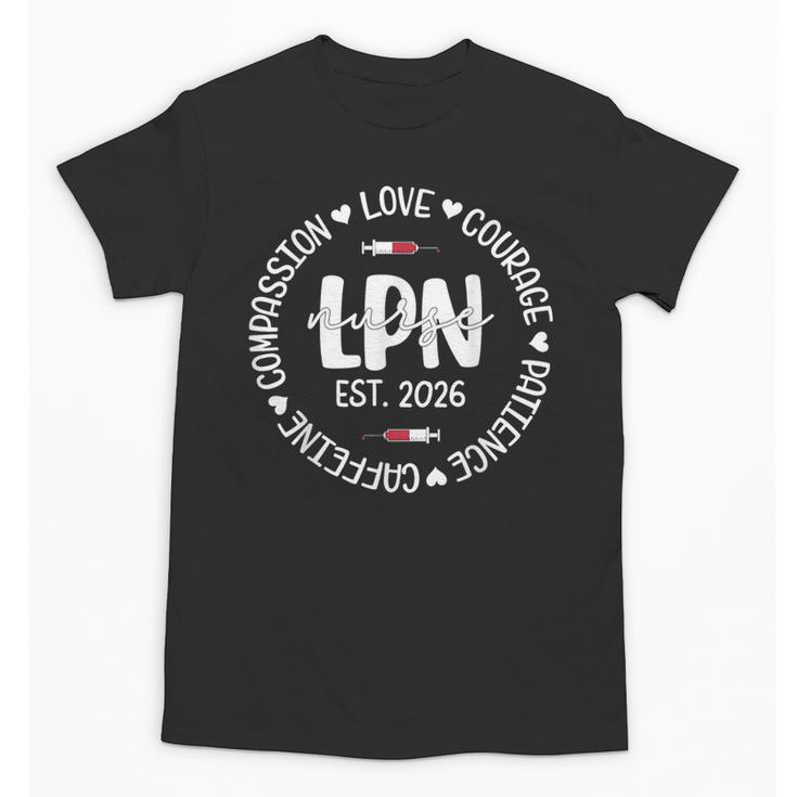 Licensed Practical Nurse Est 2026 LPN LVN Nursing Graduation Unisex T-Shirt