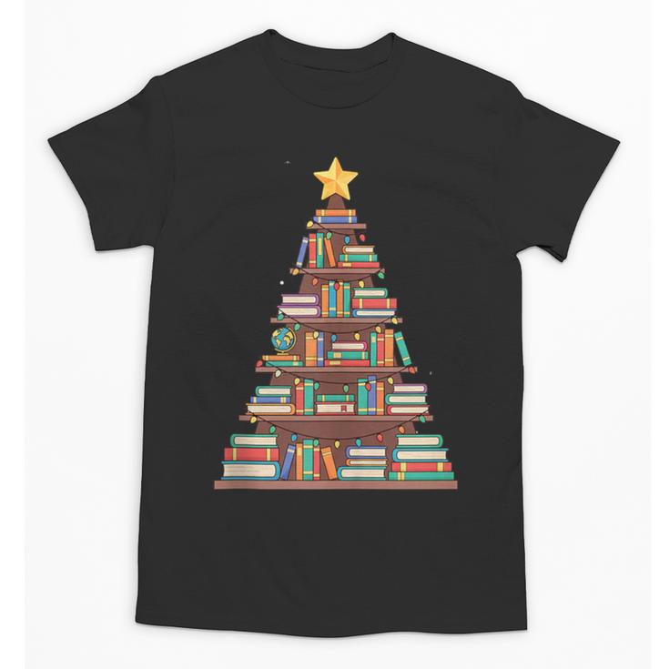 Literary Book Tree Bookish Shelf Art For Avid Readers Unisex T-Shirt
