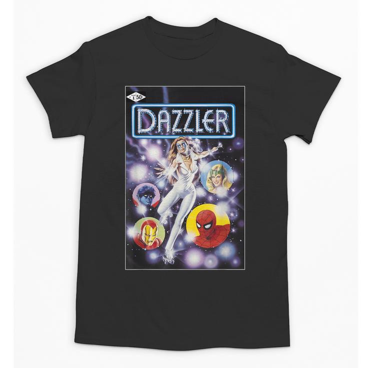 Marvel Universe Classic Dazzler Light Power Comic Book Cover Unisex T-Shirt