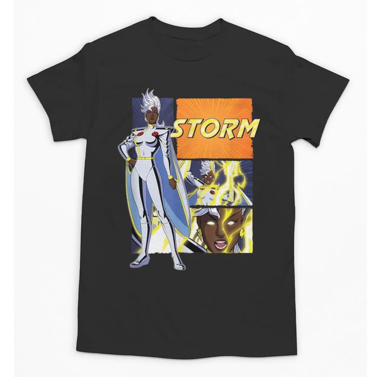 Marvel X-Men '97 Storm Vintage Classic Comic Book Panels Unisex T-Shirt