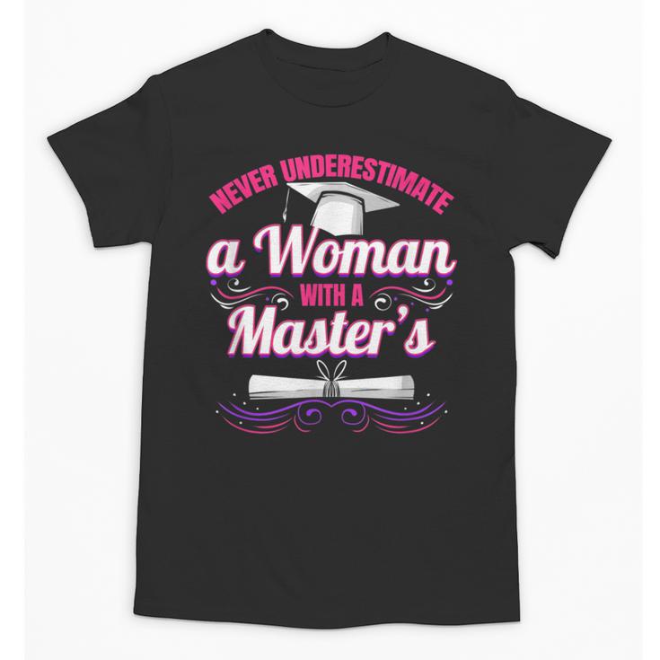 Master University Degree Master Graduation Party Girl Unisex T-Shirt