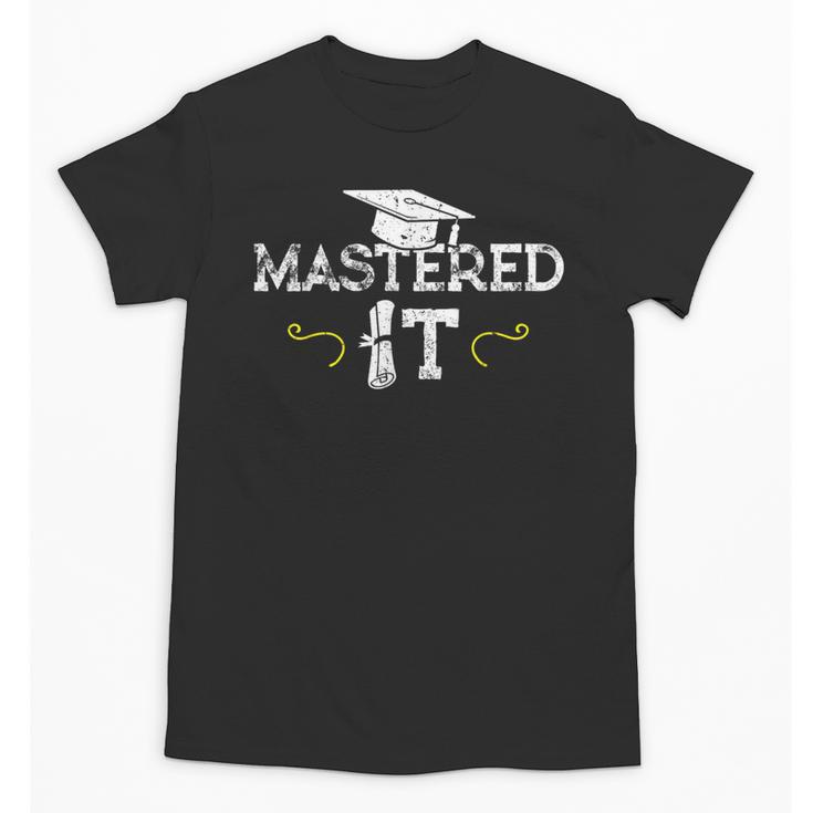 Mastered It Masters Graduation Cool Distressed Unisex T-Shirt
