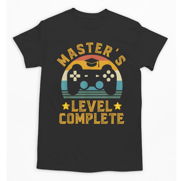 Master's Level Complete Vintage Video Gamer Graduation Unisex T-Shirt