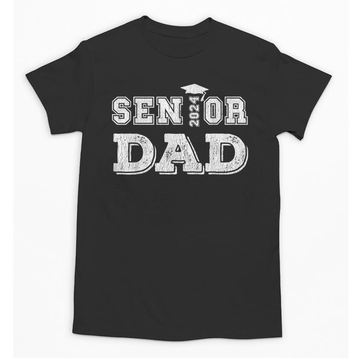 Matching Family Highschool Graduation 2024 Senior Dad Unisex T-Shirt