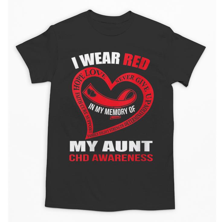 In My Memory Of My Aunt CHD AWARENESS Unisex T-Shirt