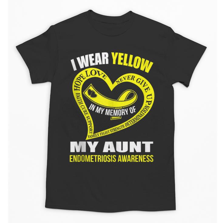 In My Memory Of My Aunt ENDOMETRIOSIS AWARENESS Unisex T-Shirt