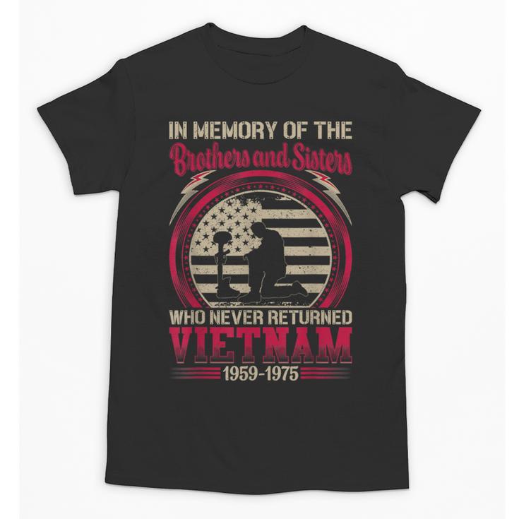 In Memory Of The Brothers And Sisters Who Never Returned Unisex T-Shirt