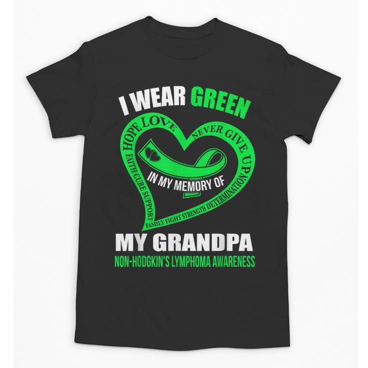 In My Memory Of My Grandpa NON-HODGKIN'S LYMPHOMA AWARENESS Unisex T-Shirt