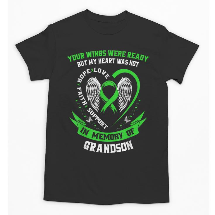 In Memory Of Grandson Non Hodgkins Lymphoma Awareness Cancer Unisex T-Shirt