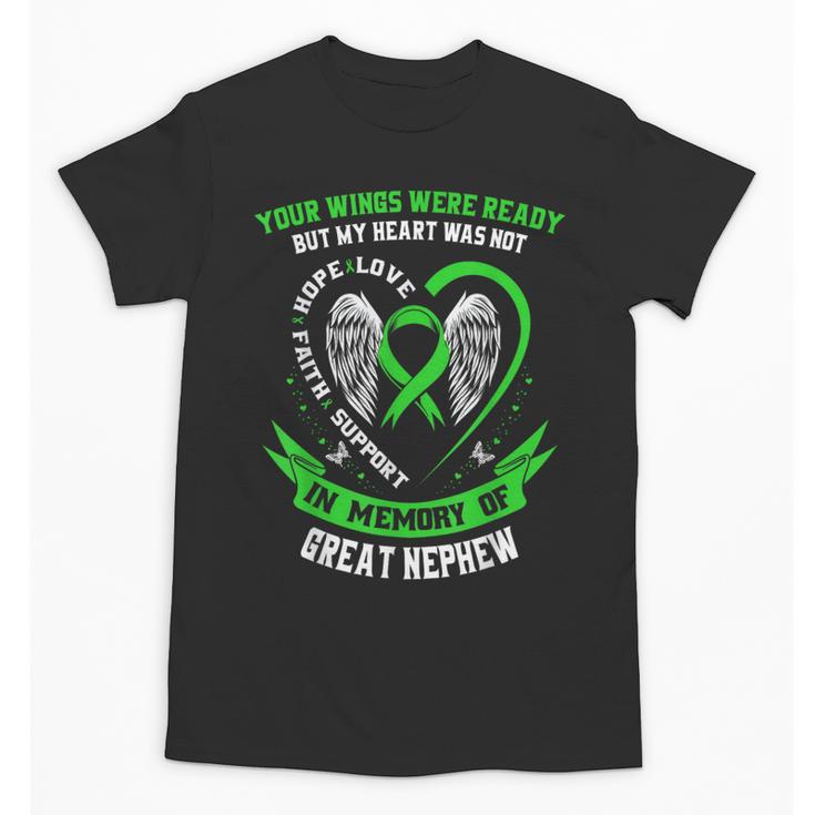 In Memory Of Great Nephew Non Hodgkins Lymphoma Awareness Unisex T-Shirt