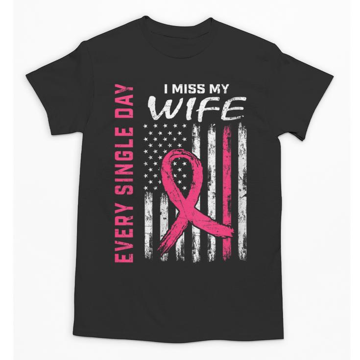 In Memory Of Wife Breast Cancer Awareness Shirts Tees Tshirt Unisex T-Shirt