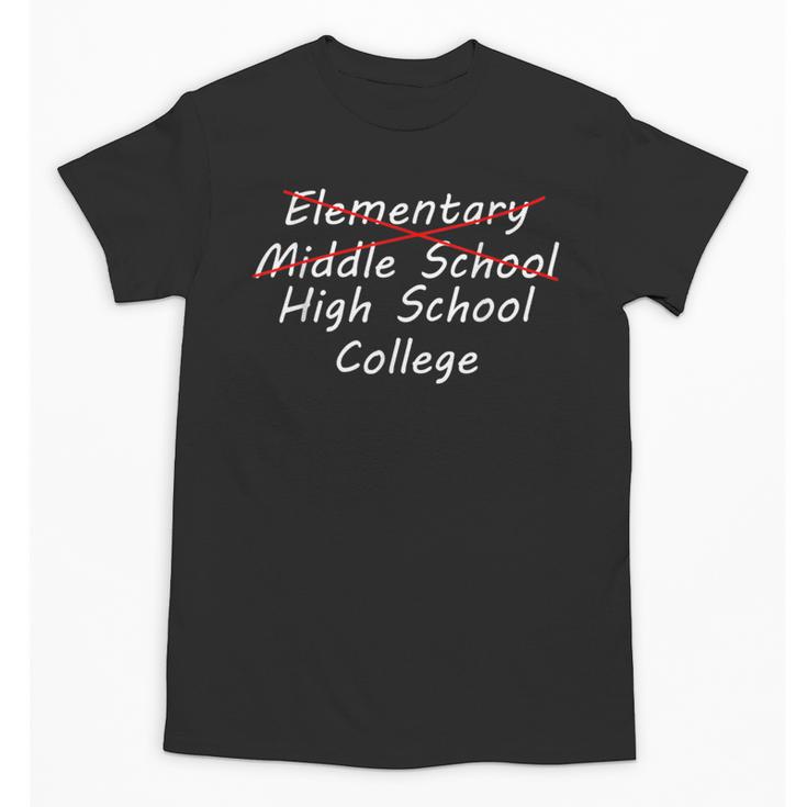 Middle School Graduation For Her 2021 High School Unisex T-Shirt