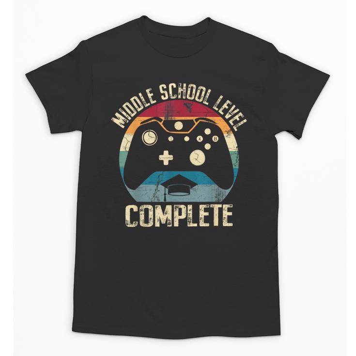 Middle School Level Complete Gamer Class Of 2024 Graduation Unisex T-Shirt