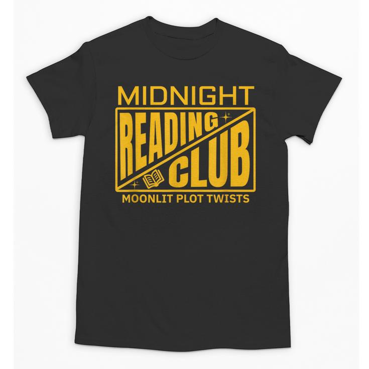 Midnight Reading Club Night Owl Book Readers Unisex T-Shirt