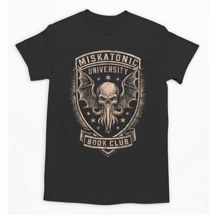 Miskatonic University Book Club Cthulhu Book Unisex T-Shirt