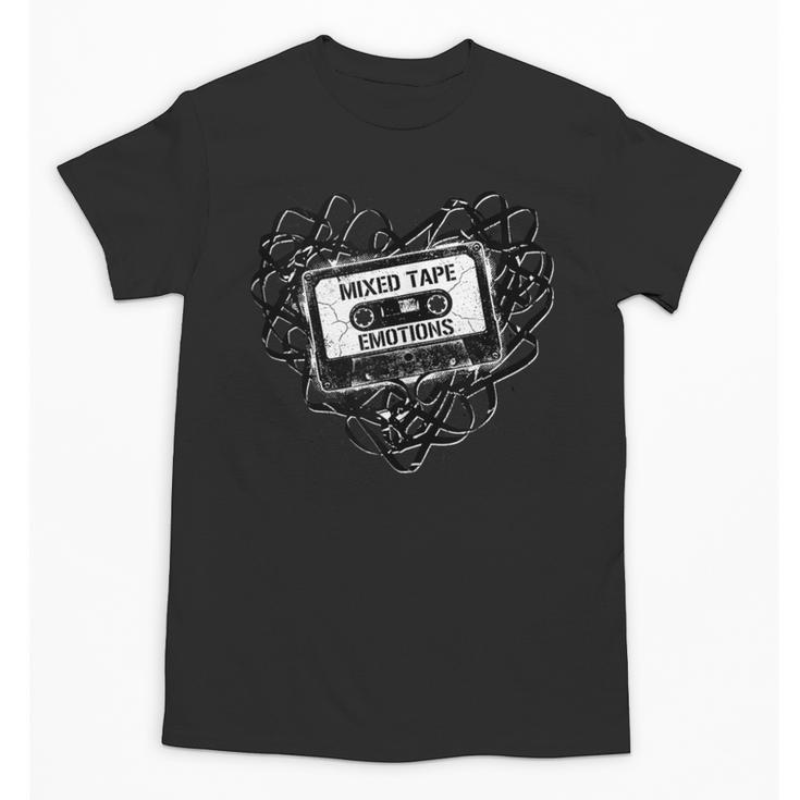Mixed Tape Emotions Music Lover Nostalgia Quote Unisex T-Shirt