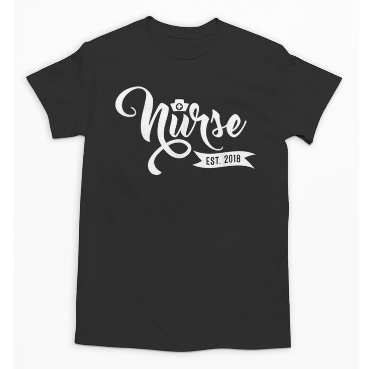 New Nurse 2018 Nursing School Graduate Graduation Shirt Unisex T-Shirt