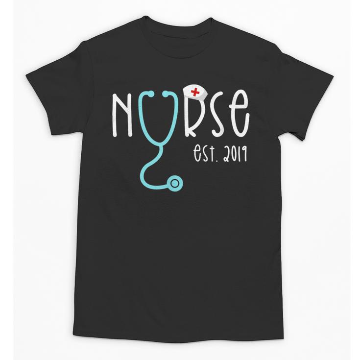 New Nurse Est 2019 T Shirt Graduation RN Women Unisex T-Shirt