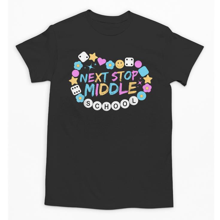 Next Stop Middle School Groovy Elementary School Graduation Unisex T-Shirt