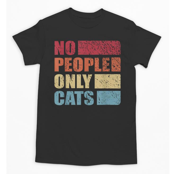 No People Only Cats Introvert Unisex T-Shirt