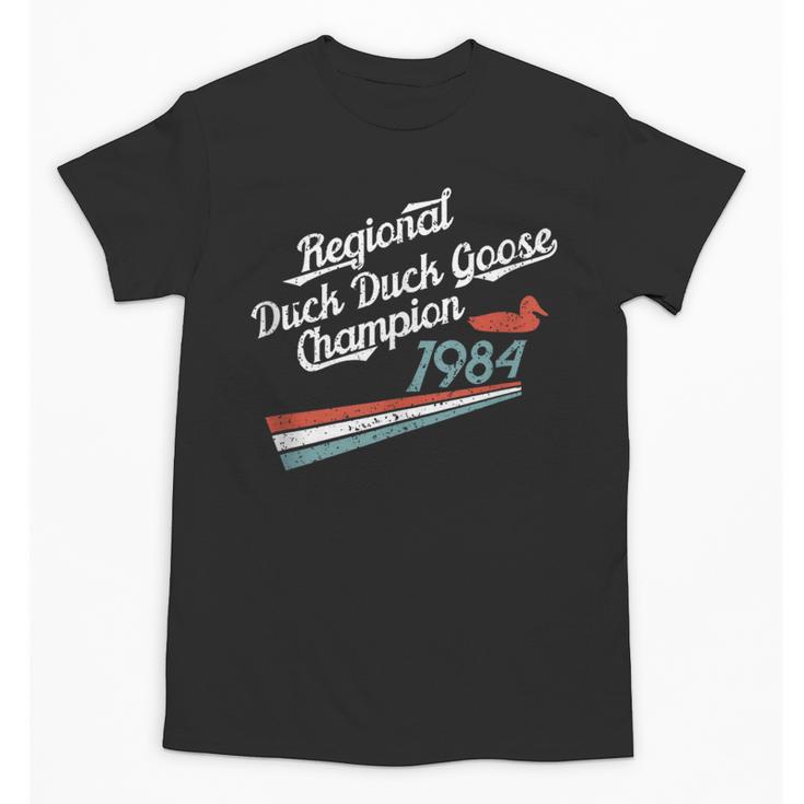 Nostalgia 80s Duck Goose Distressed Unisex T-Shirt