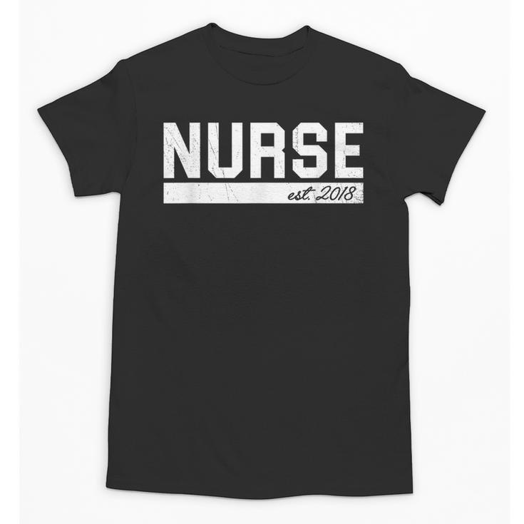 Nurse Est 2018 Nursing GraduationShirt Unisex T-Shirt