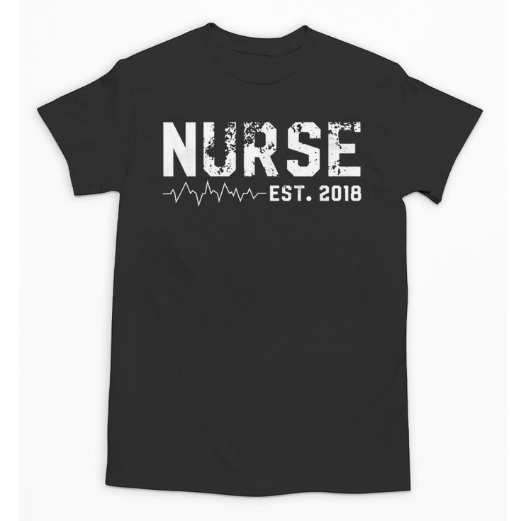 Nurse Est 2018 Nursing School Graduation Unisex T-Shirt