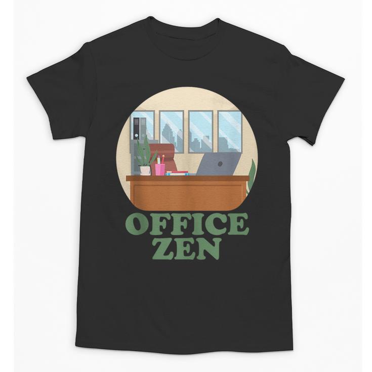 Office Zen Introvert Office Staff Secretary Employee Admin Unisex T-Shirt