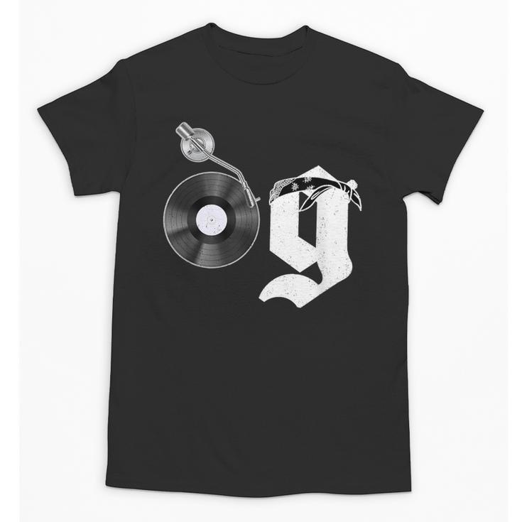 Old School Dad OG Hip Hop Head Vinyl Retro 80s90s Nostalgia Unisex T-Shirt