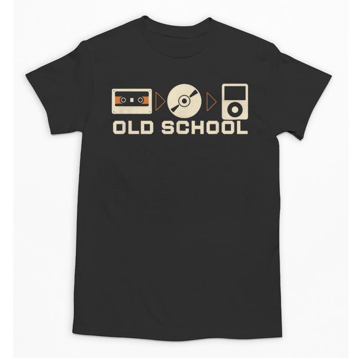 Old School Music Evolution Tape CD Retro Nostalgia Unisex T-Shirt