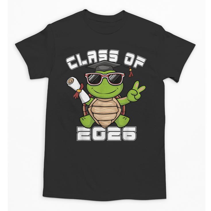 Peace Sign Hand Turtle Class Of 2026 Graduation Unisex T-Shirt