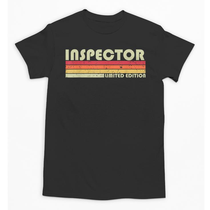 Personal Christmas Retro Vintage Graduation Inspector Job Title Profession Birthday Worker Idea Unisex T-Shirt