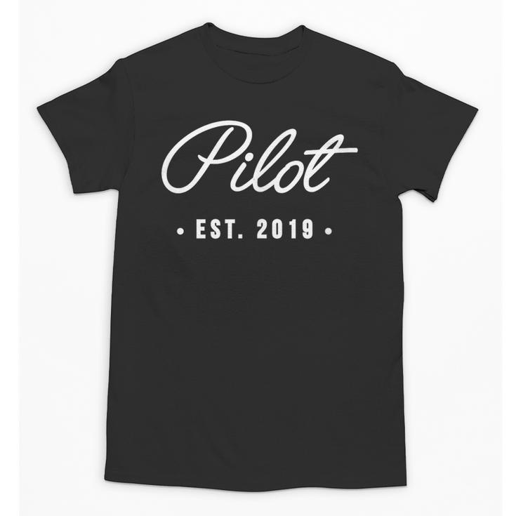 Pilot Est 2019 Graduation Grad Unisex T-Shirt