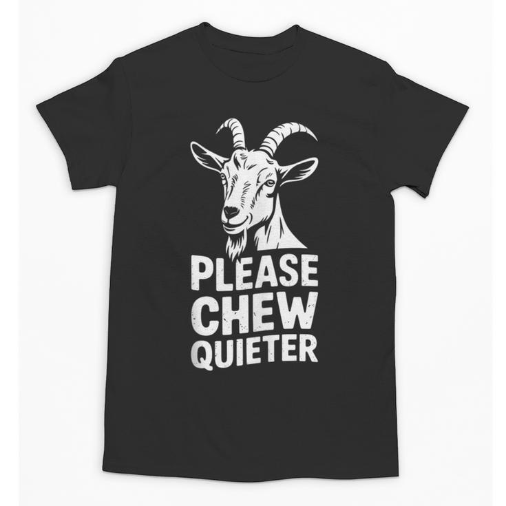 Please Chew Quieter Introvert Quietness Silence Lover Unisex T-Shirt