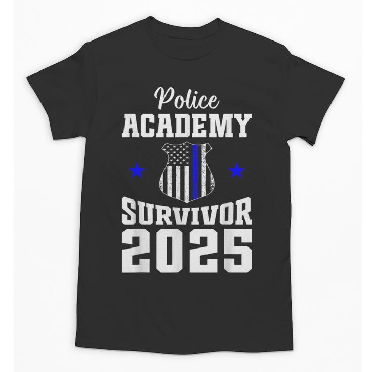 Police Academy Survivor 2025 Graduation Police School Unisex T-Shirt