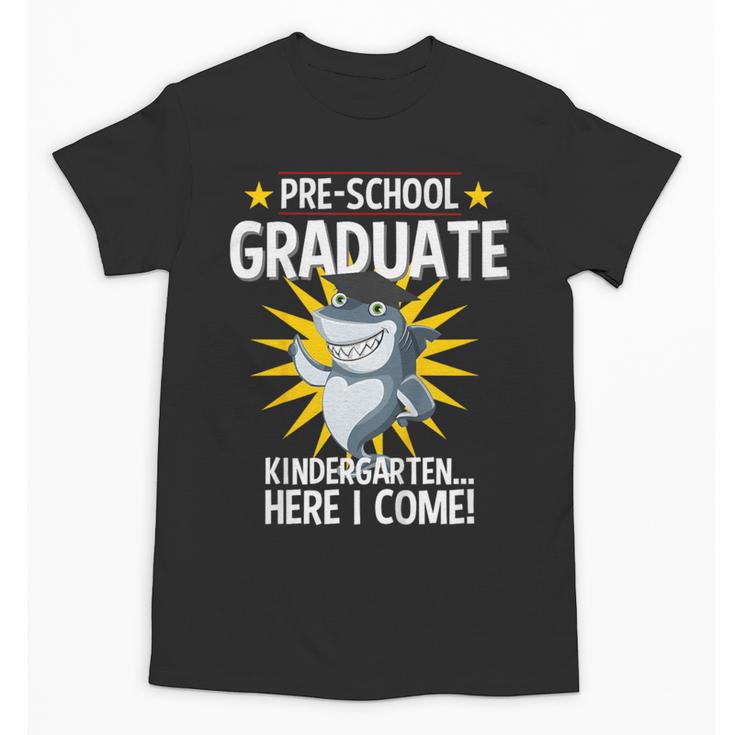 Pre K Graduation Shirts Shark Grad Toddler Unisex T-Shirt