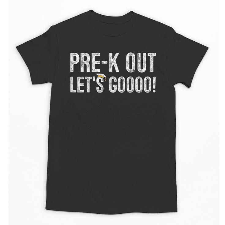Pre-K Out Preschool Graduation 2025 Teacher Last Day Unisex T-Shirt