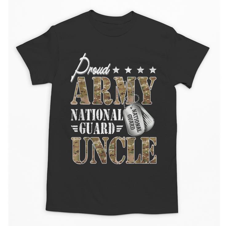 Proud Army National Guard Uncle National Guard Graduation Unisex T-Shirt