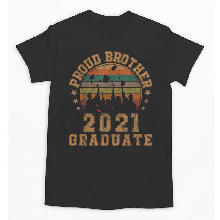 Proud Brother Of 2021 Graduate Senior 21 Vintage Graduation Unisex T-Shirt